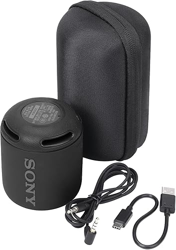 Miniatura 6 de Khanka Estuche de viaje duro de repuesto para Sony SRS-XB13 Extra Bass Compact Portable Impermeable Bluetooth Altavoz (negro)