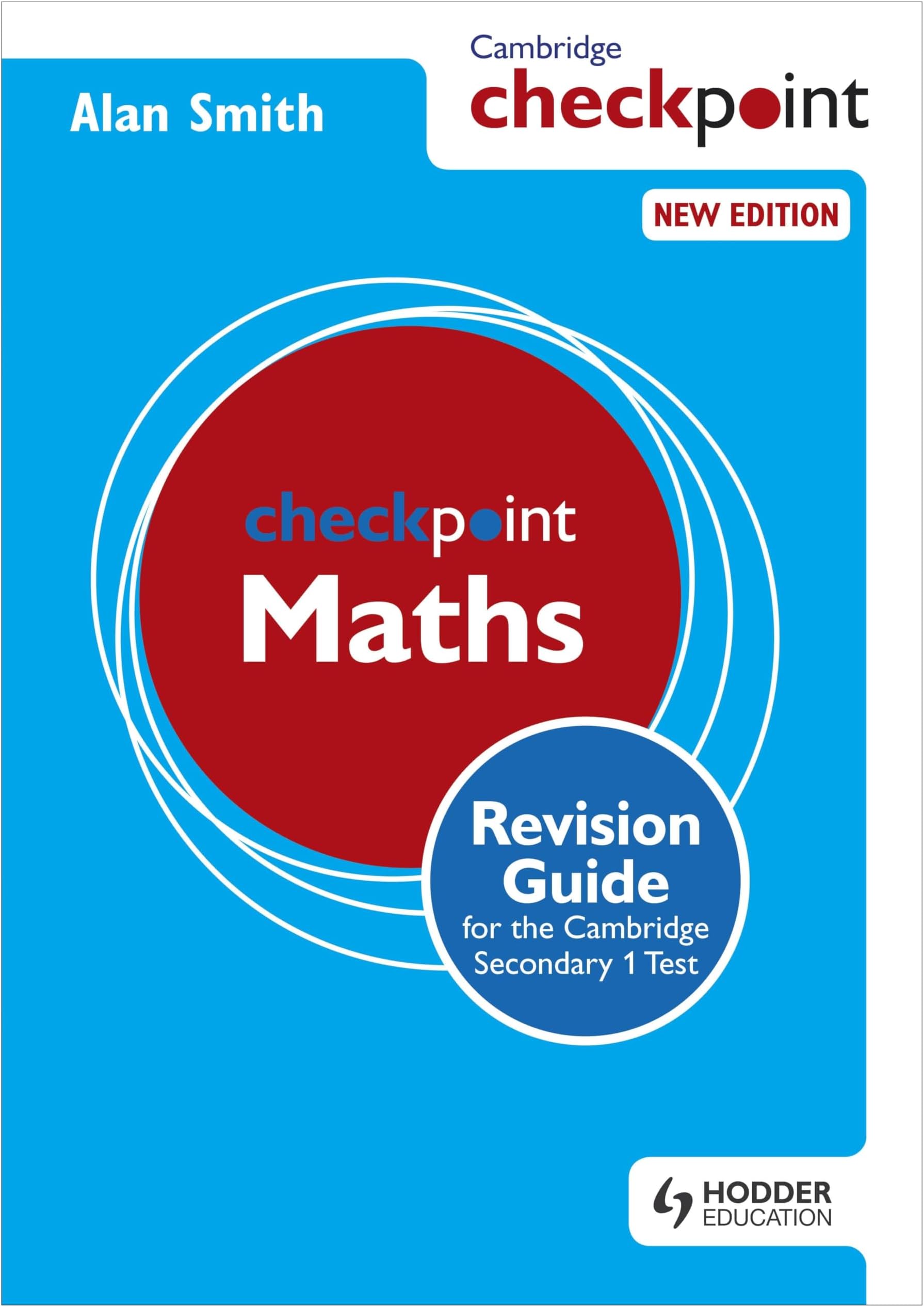 Cambridge Checkpoint Maths Revision Guide for the