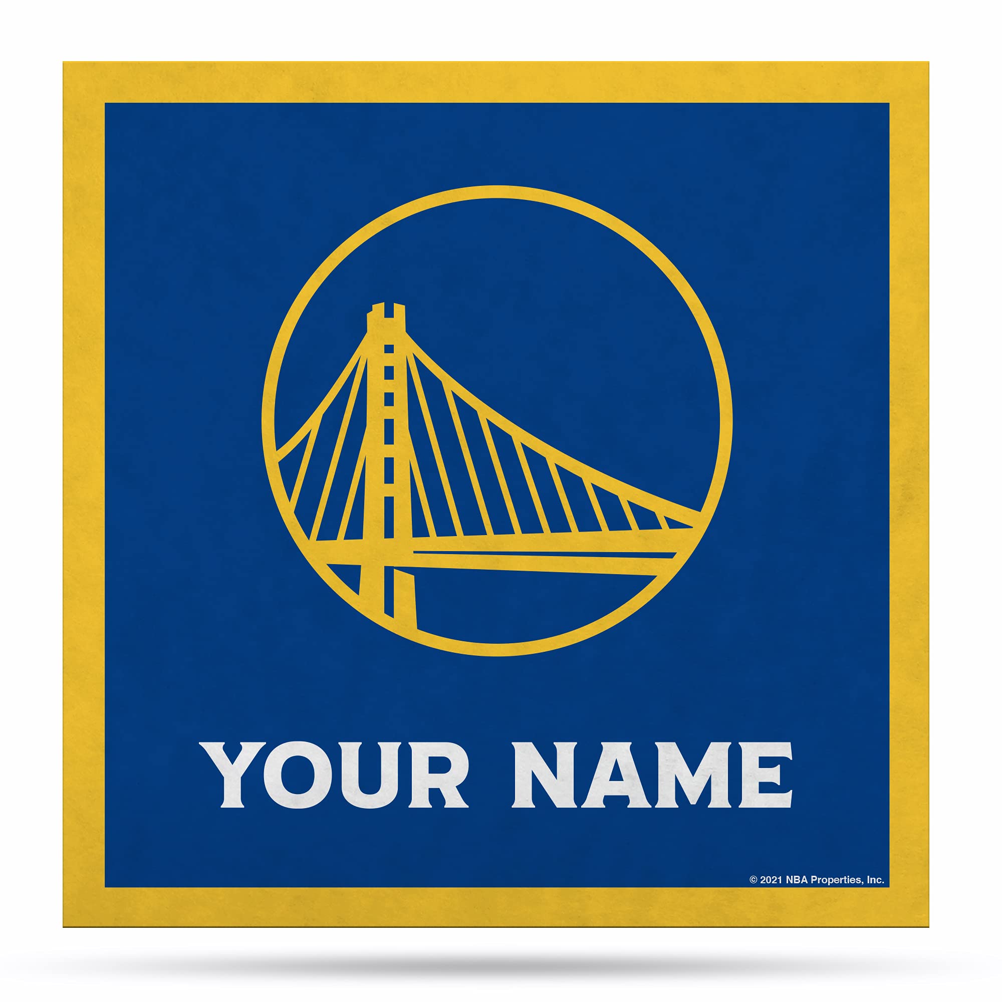 Rico Industries NBA Basketball Golden State Warriors Personalized 35