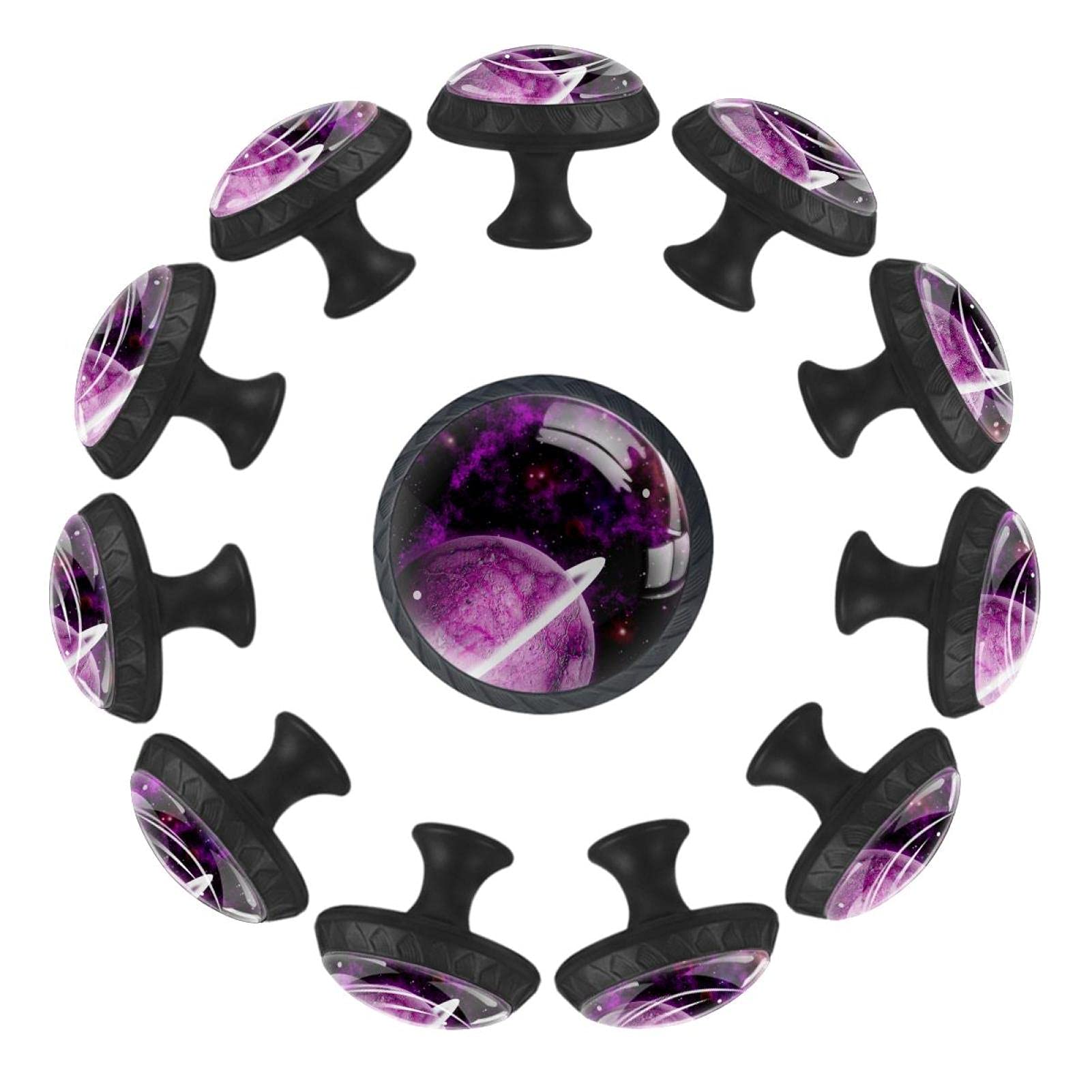 Boutons de meuble espace 35 mm lot de 12 pour sécuriser et décorer les tiroirs