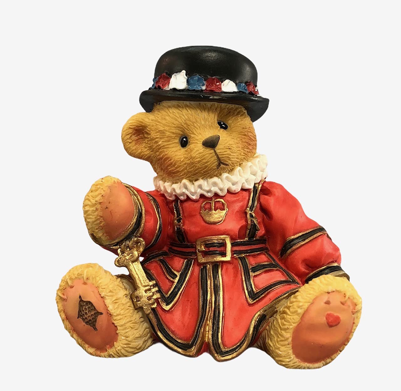 Cherished Teddies Bertie "Friends Forever Near Or Far" Boy With Hat and Keys Figurine 163457 by Cherished Teddies