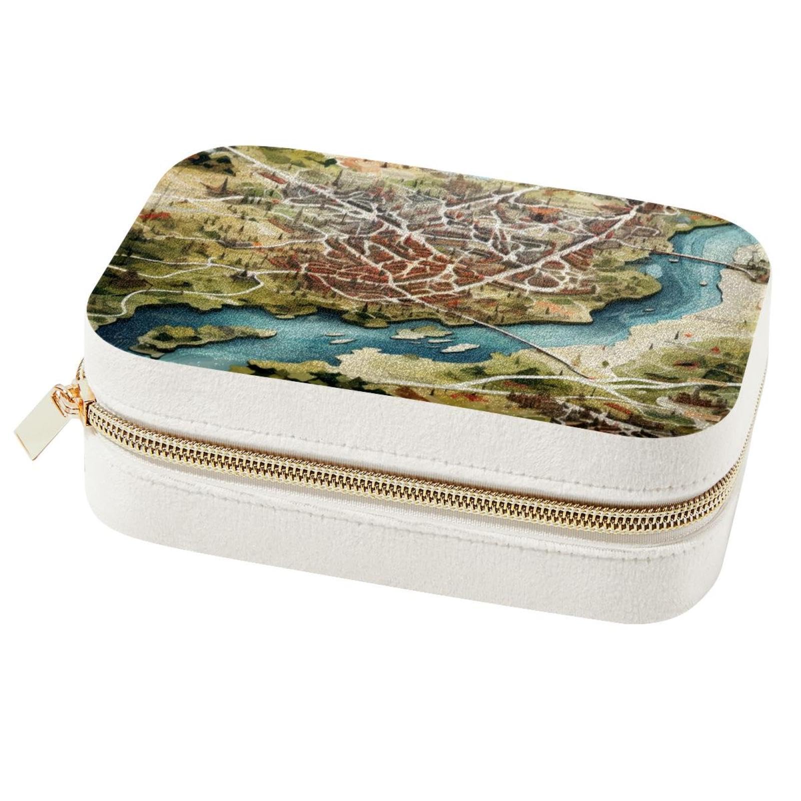 Boîte à bijoux pour filles et femmes cadeau idéal organiseur double couche