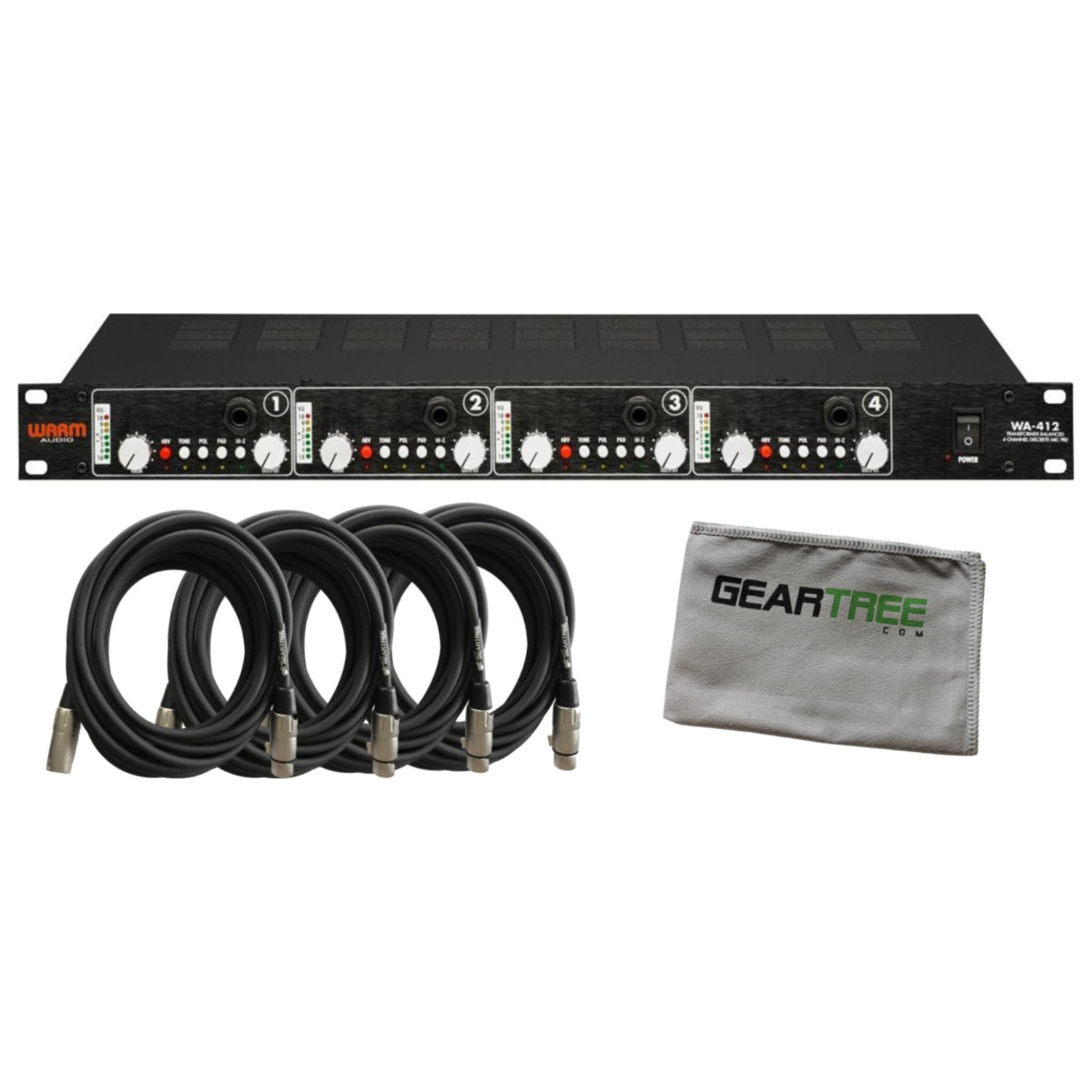 Amazon.co.jp: Warm Audio WA-412 4チャンネルマイクプリアンプ