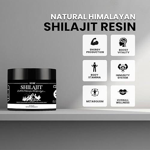 Miniatura 8 de Shilajit - Resina pura del Himalaya, Shilajit 100% pura con ácido fúlvico y más de 85 oligominerales, apoya la energía, la inmunidad y la salud de