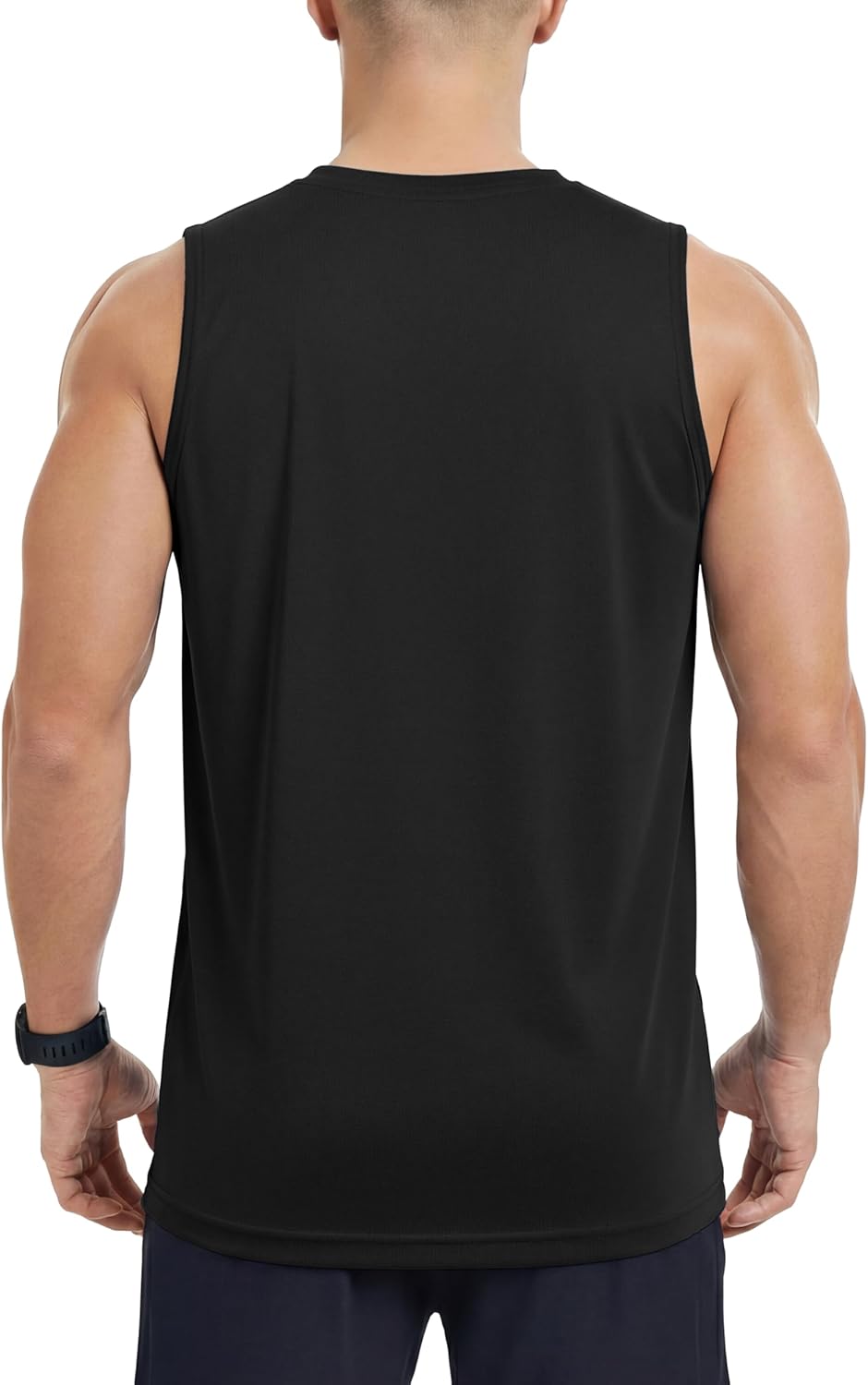 MAGCOMSEN Men's UPF 50+ Sleeveless Shirts Quick Dry UV Protection Muscle Athletic Tank Top for Workout Swim Running Gym - Image 2