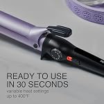 Remington Anti-Static 1.5-Inch Clipped Curling Iron with Titanium Protection, Fast Heat-Up, Ceramic Barrel for Big Voluminous Waves & Added Body, Auto Shut-Off