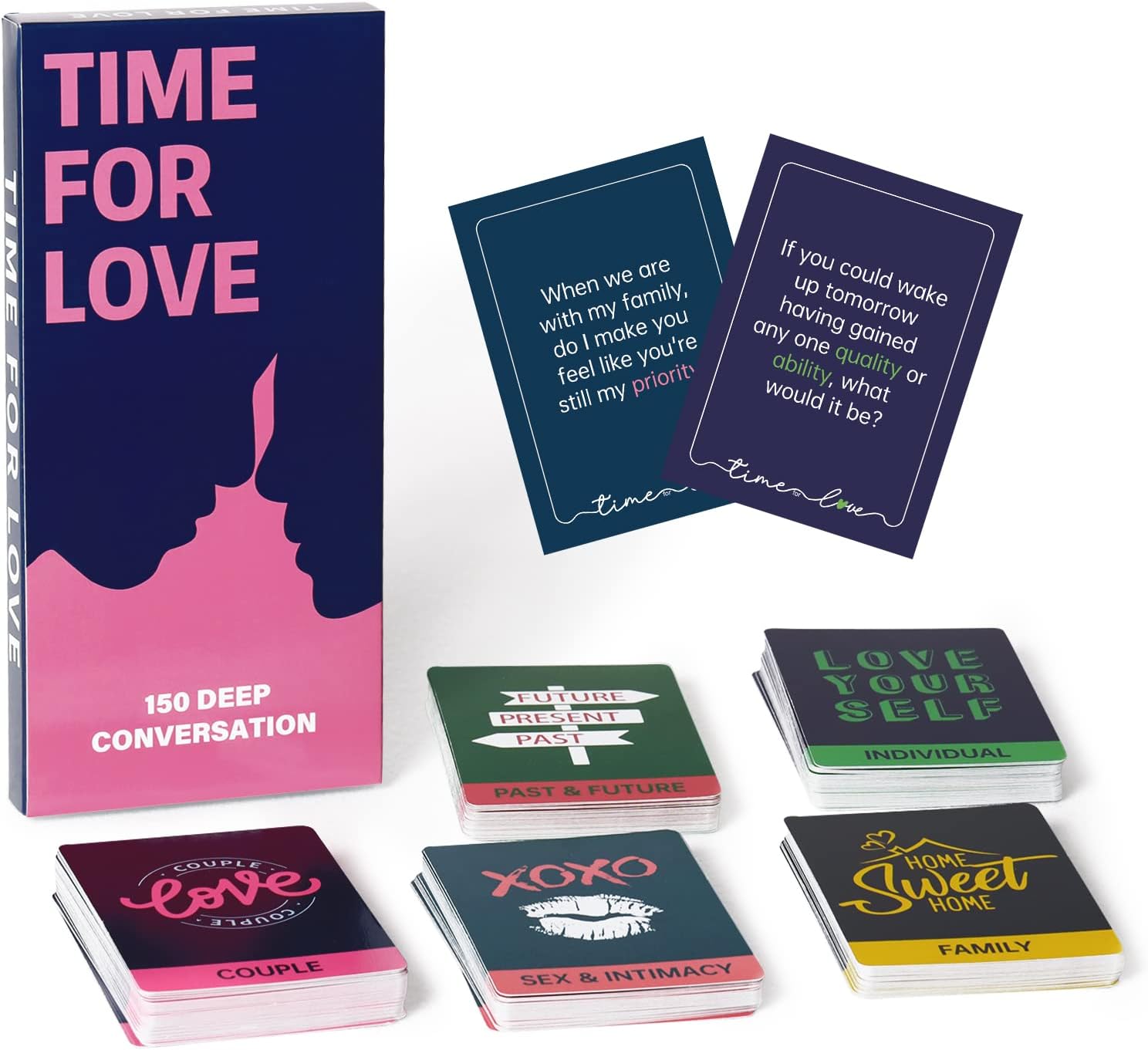 Time for Love Date Night Couple Games, 150 Conversation