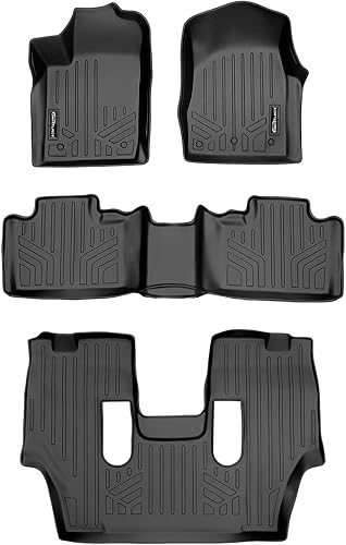 MAXLINER - Juego de alfombrillas de 3 filas para Dodge Durango 2013-2016