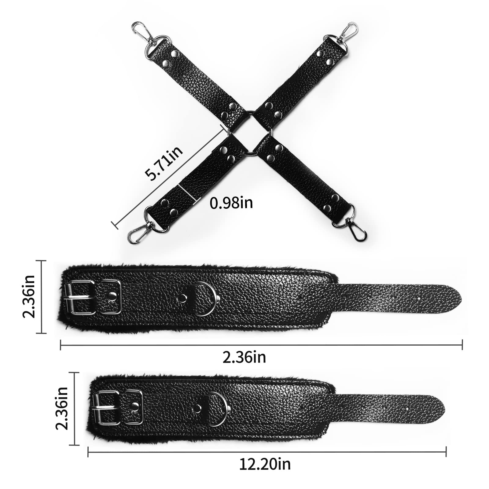 Aprobdsm Sex Bondage Pillow Handcuffs Set, Thigh Wrist - View #4