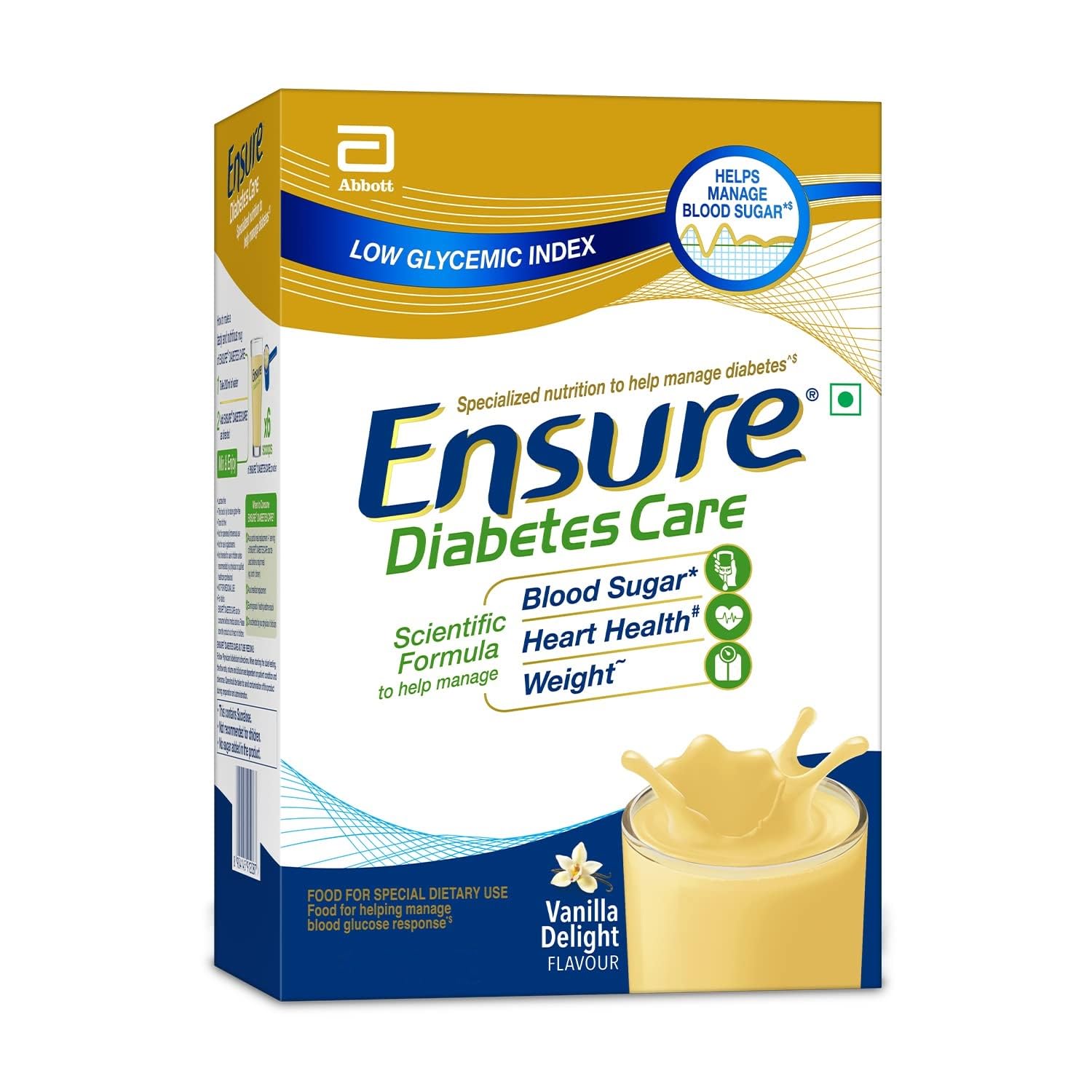 Ensure Diabetes Care- Nutrition to Help Control Blood Sugar Levels- 200gms (Vanilla Flavour)