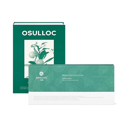 OSULLOC Colección de té premium (40 unidades, 10 sabores x 4 ea) y variación de té "O" (36 unidades, 6 tipos x 6 ea)