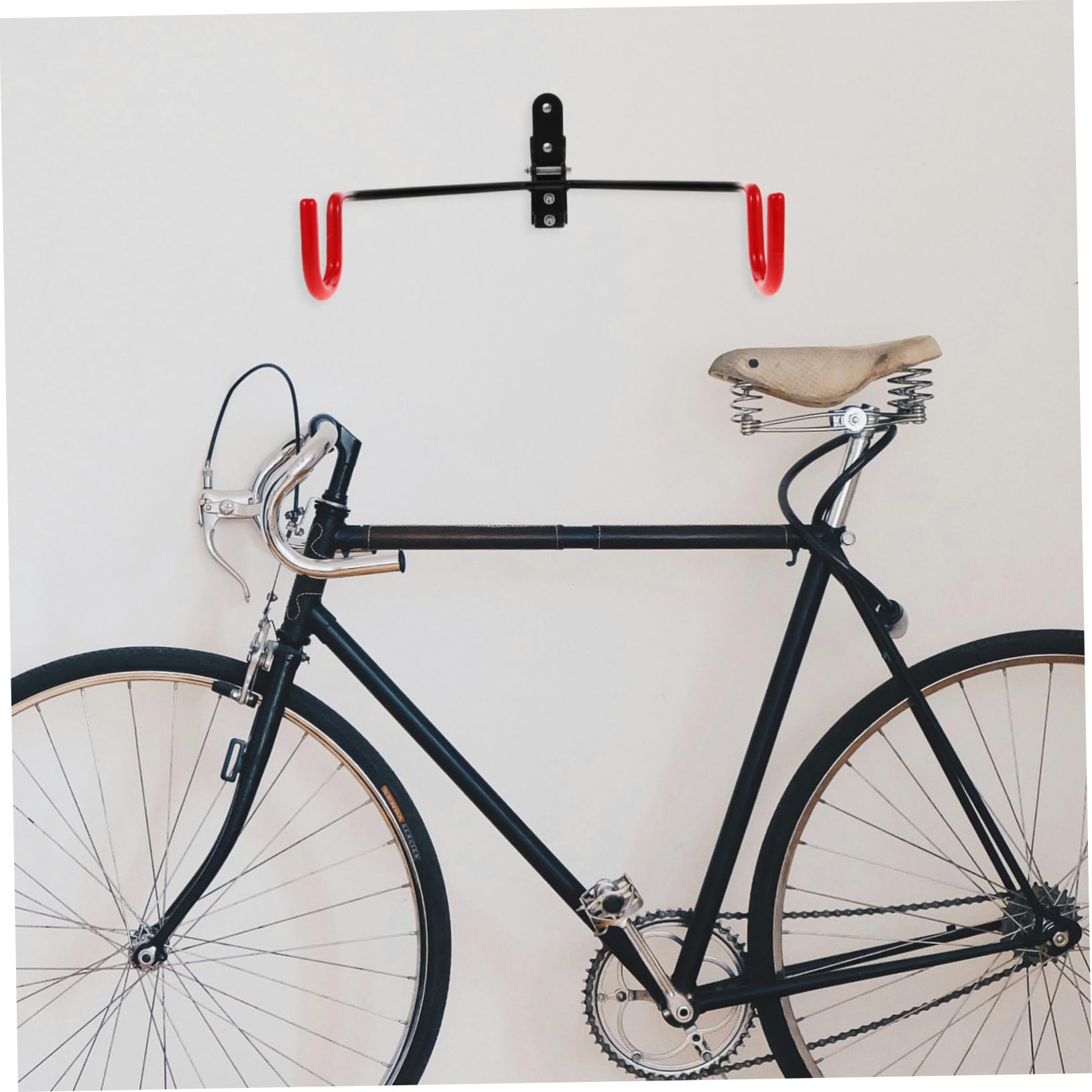 NUOBESTY Wandmontierter Fahrradaufbewahrungshaken Aus Manganstahl Stabiler Fahrradhalter Für Garage Und Innenbereich Platzsparender Wandhaken Für Fahrräder Für Radliebhaber Und Praktische Nutzung
