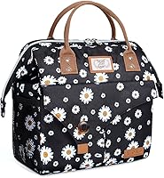 Vista 17 de Lekesky Bolsa de almuerzo para mujeres Lonchera térmica aislada a prueba de fugas para trabajo de adultos, Gris