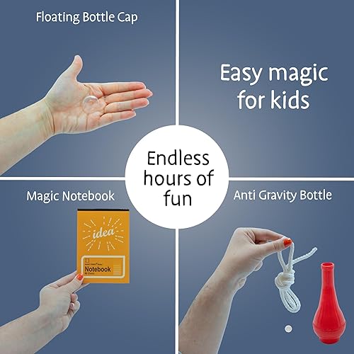Miniatura 5 de La ciencia es magia - Más de 30 trucos de magia de ciencia fáciles de aprender - Es magia por Hanky Panky Toys - Aprendizaje STEM - para niños y