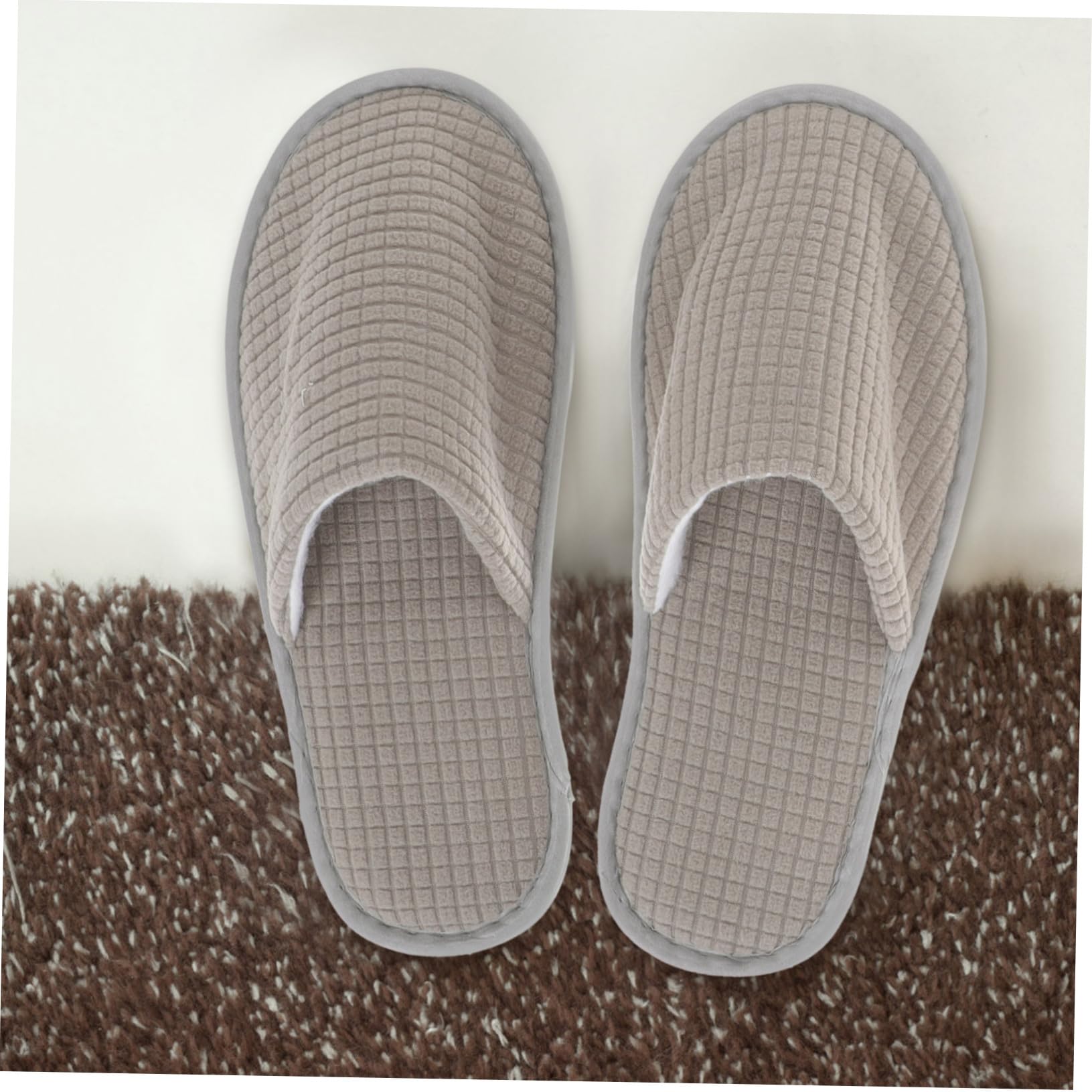 VICASKY Pantofole Spa in Pile Lavabili per Ospiti 6 Paia Comode e Multiuso per Saloni e Viaggi Perfette come Pantofole da Casa da Bagno