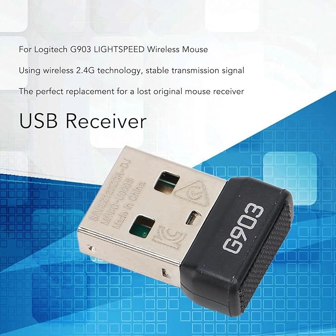 Receptor USB 2.4 GHz Compatible con Unifying para Mouse y Teclado miniatura 2