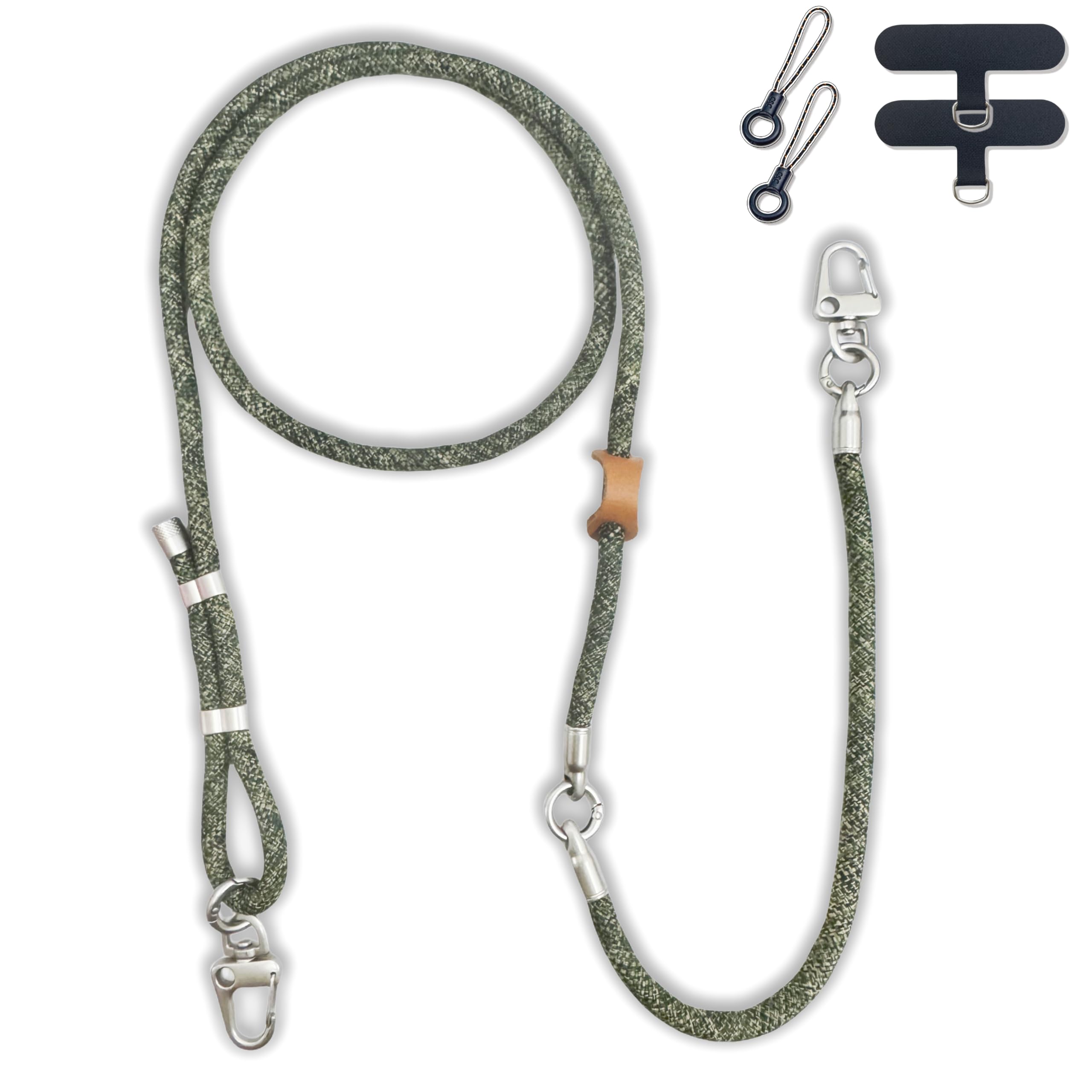 Little Fire Craft Adjustable Phone Lanyard Crossbody Cellphone Lanyard Around the Neck Extension Rope Phone Strap Detachable Phone Wrist Strap -