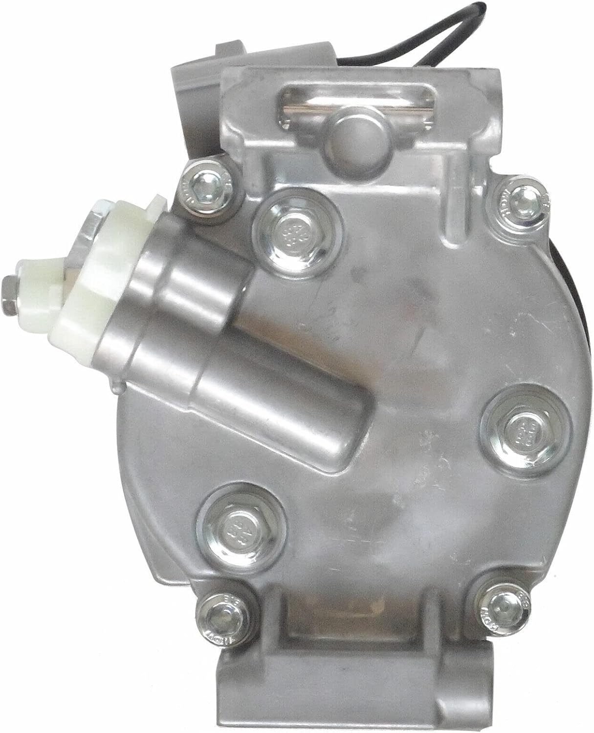 1PK 12V Air Conditioner Compressor 122mm Clutch 800-1000W AC Compressor for Kubota Tractor Model L4630 L4740 L5030 L5240 L5740,SCSA06C/SCS06C AC Compressor Replaces 6A671-97114 6A671-97110
