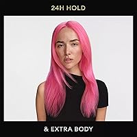 Vista 4 de TRESemmé Mousse moldeador, 2 unidades de sujeción extra + botella de tamaño de viaje, mousse hidratante para el cabello para esculpir, control