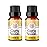 GuruNanda Lemon Essential Oil - 100% Pure, Natural, Undiluted Aromatherapy Oil for Diffusers, Massage & DIY Recipes - Fresh Citrus Scent (2x0.5 Fl Oz)