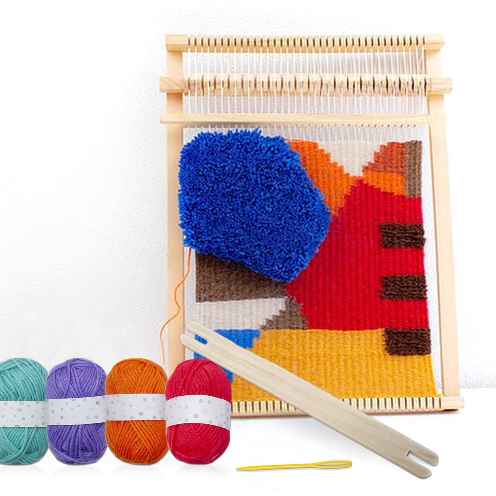 Amazon.co.jp: ウィービングソーイングキット | 木製タペストリー