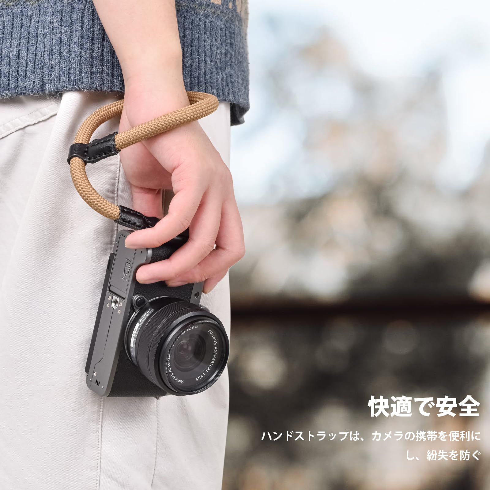Amazon | [VOVMOEYA] ハンドストラップ、カメラストラップ Fujifilm