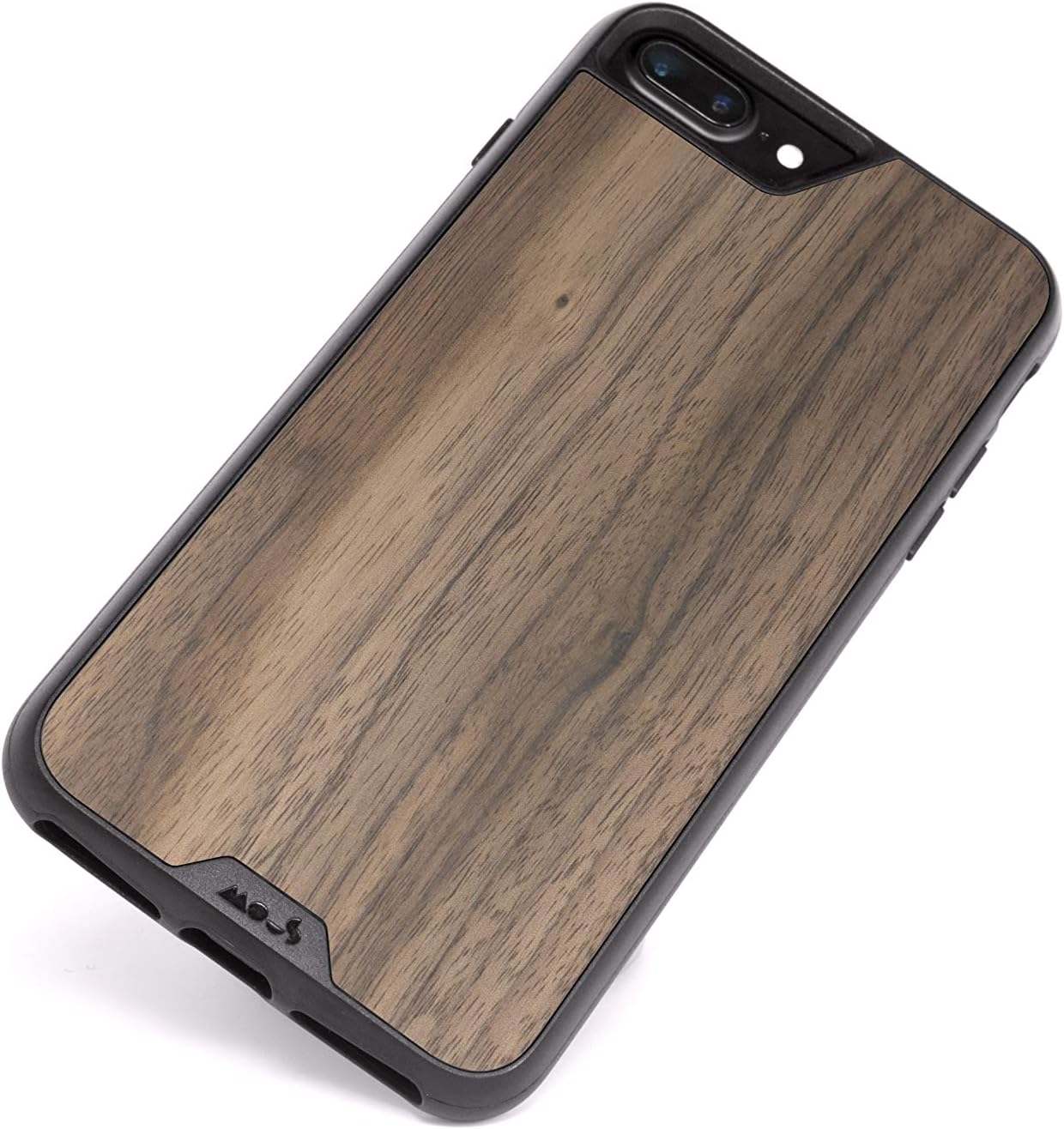 Mous - Protective Case for iPhone 8+/7+/6S+/6+ Plus - Limitless 2.0 - Walnut - Screen Protector Included
