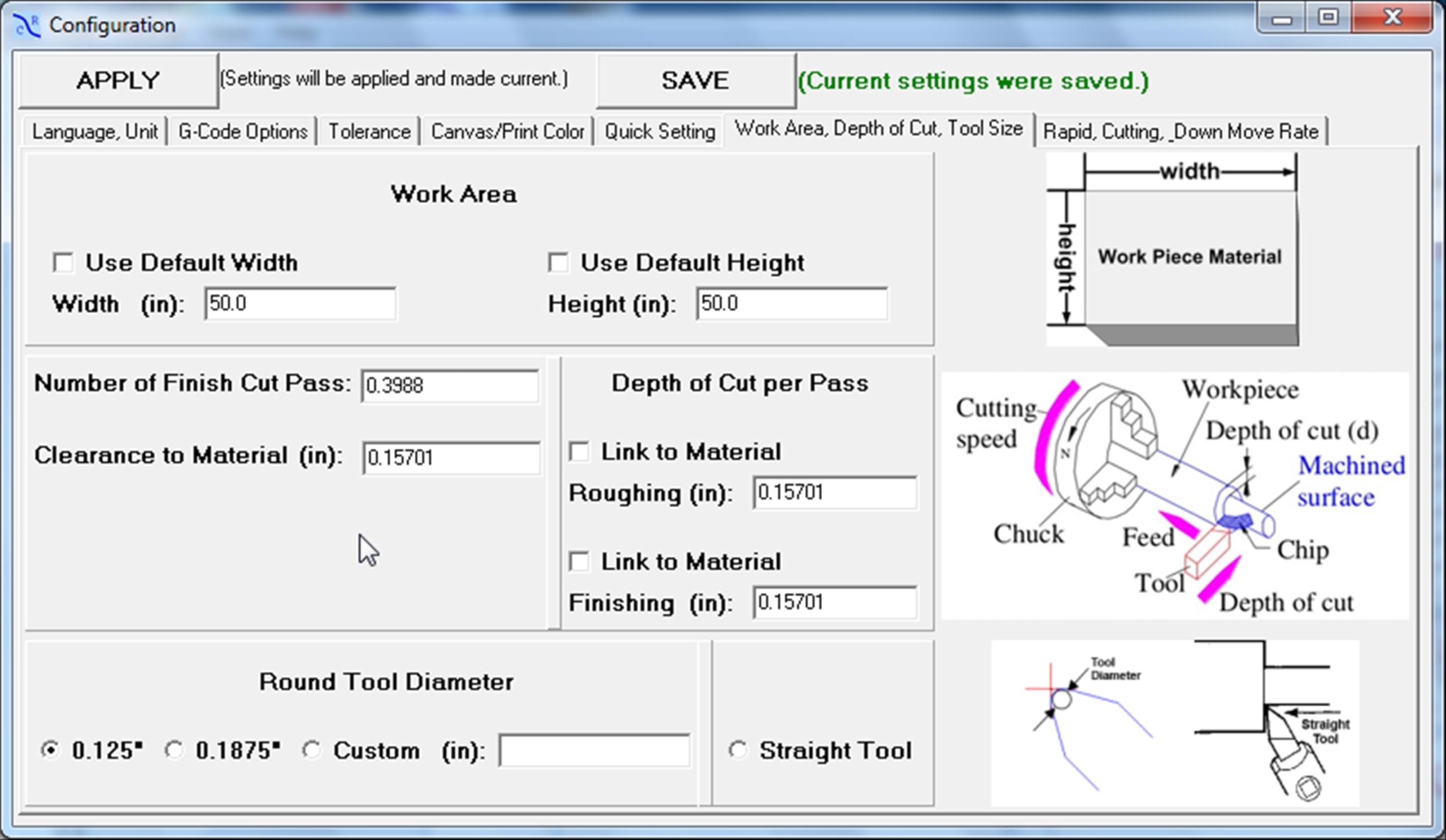 CAD CAM Lathe Software CNC 3040 6040 6090 Mach 3 Linux GRBL plus tutorial videos RoutCad Standard. Three easy steps integrated CAD+CAM program: 1-design, 2-define machine sequence, 3-export g-code.