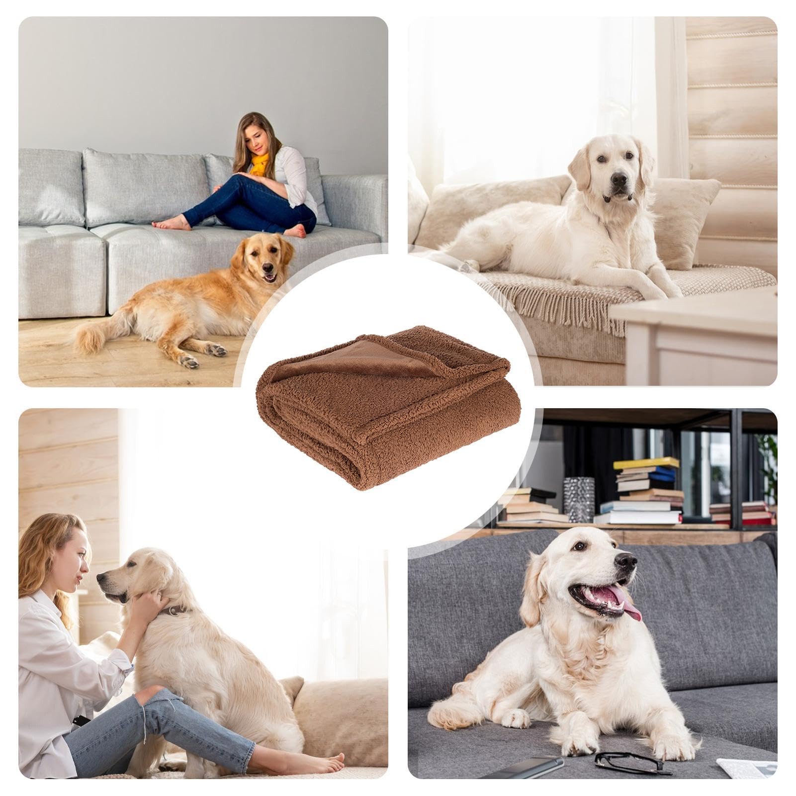 Manta para Cachorros, Manta de Franela Gruesa para Gatos, Manta Lavable | para Perros, Suministros cómodos para Mascotas para Gatos de Interior, para Todas Las Estaciones, sofá