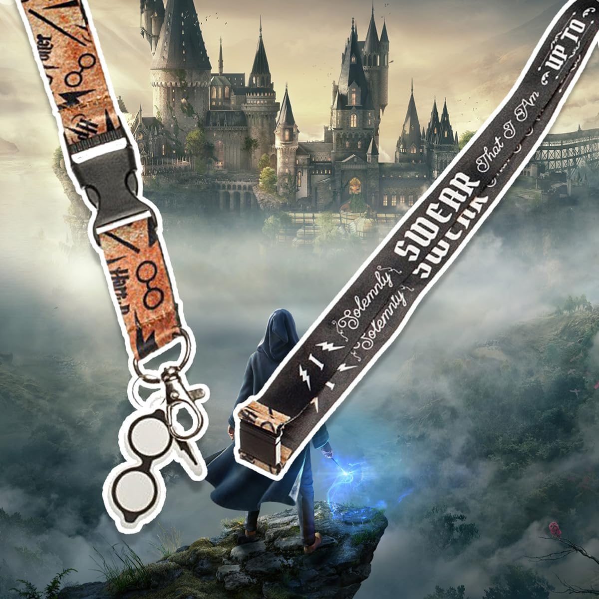 Harry Potter I Solemnly Swear That I Am Up to No Good Adult Lanyard - Image 2