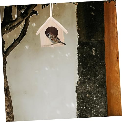 Miniatura 2 de Balacoo Caja de pájaro Terrario Periquito Suministro de nido de pájaro Caja de cría de periquitos colgante Caja de anidación de periquitos al aire