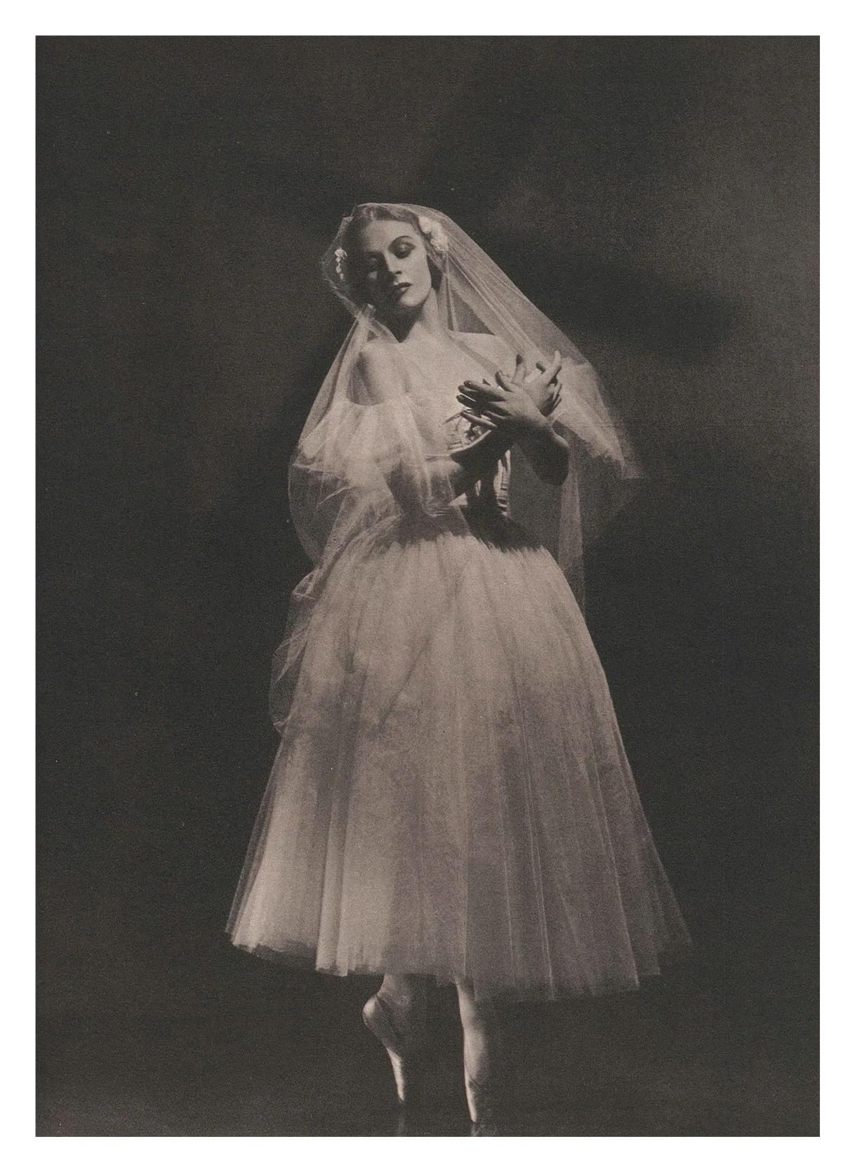 Tableaux décoration murale moderne affiches de danse ballet rétro noir et blanc 40x60