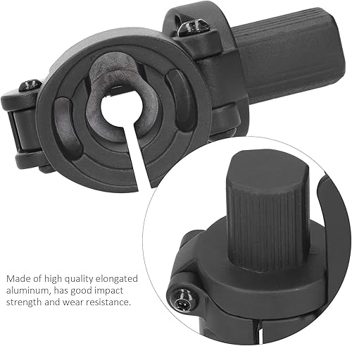 Miniatura 2 de Drfeify Adaptador de manubrio para Ninebot 9 MAX G30, soporte plegable con tornillo de bloqueo de base de barra