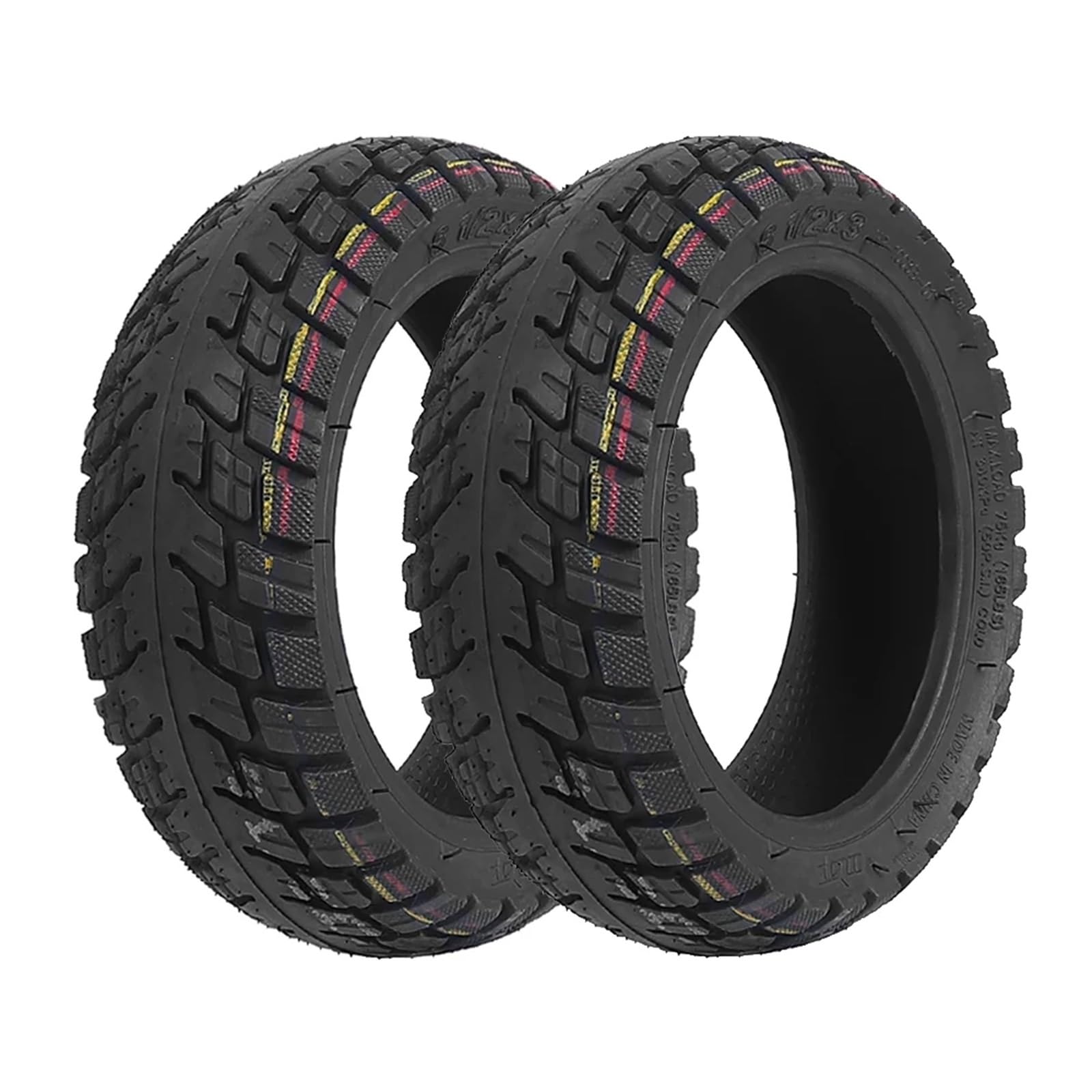 Neumático Sólido para Patinete Eléctrico Neumático exterior de 8,5 x 3,0 for ciudad/todoterreno for patinete eléctrico G2 Pro, for rueda 9 Zero, pulgadas y 1/2(Outer Tyre A 2pcs)
