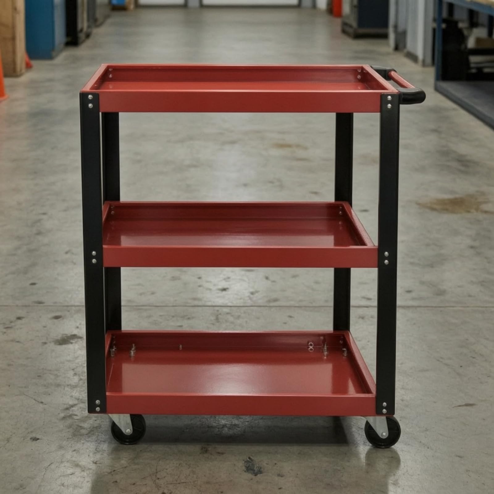 predolo Carrello Portautensili con Ruote Robusto Carrello Porta Attrezzi a Ripiani Stabile per Artigiani, Hobbisti