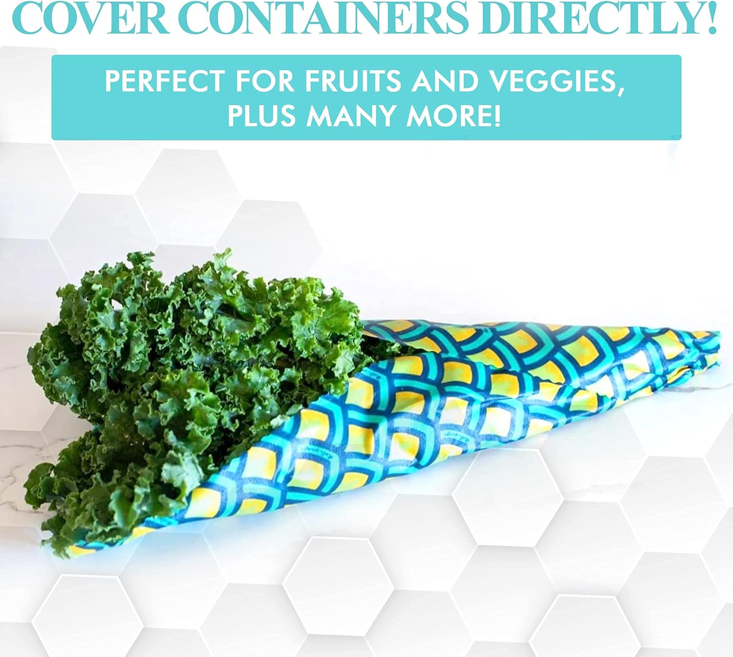 Meli Wraps - Reusable Beeswax Wrap Roll, Zero Waste Beeswax Wraps for Covering Food, Kitchen Roll for Food Storage, 13.5 x 42, Scales