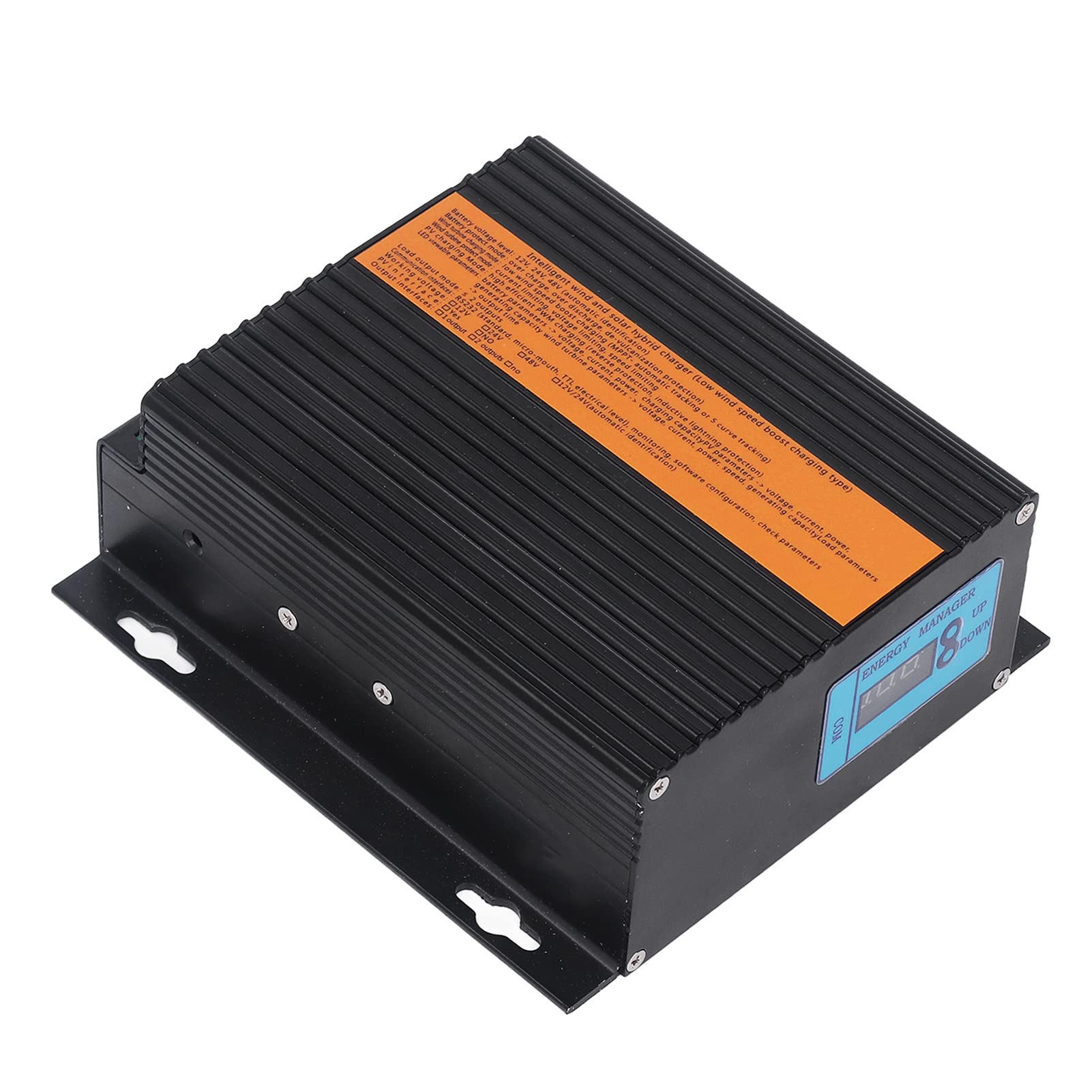 Controller di carica ibrido solare eolico MPPT Regolatore di carica solare del 12V 100W PV Protezione impermeabile Protezione Alluminio Materiale in lega per campeggiatori per (Energia eolica da 400
