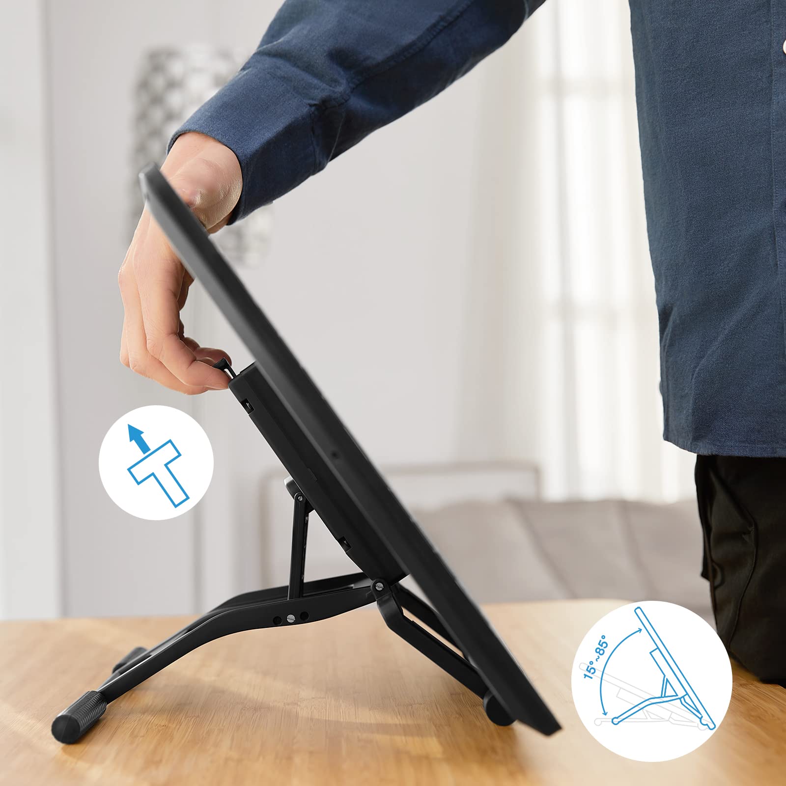 Tavolette grafiche Display a Penna da Disegno da 21,5 Pollici 8192 Monitor Grafico for Tablet con Penna da Disegno a Pressione di Livello