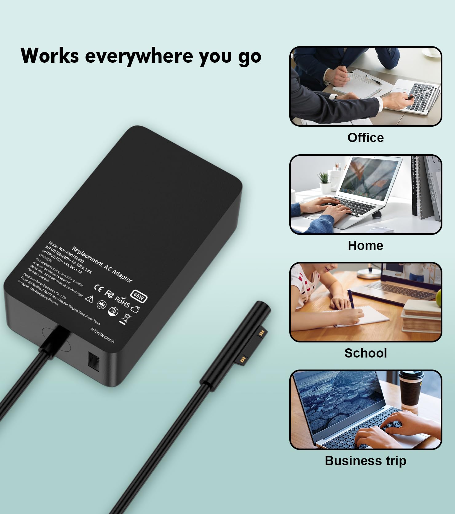 SurFace Pro7 i5 8GB/256GB Office ACアダプタ付 Amazon.com: 65W Replacement for Surface Pro 7 Charger Microsoft