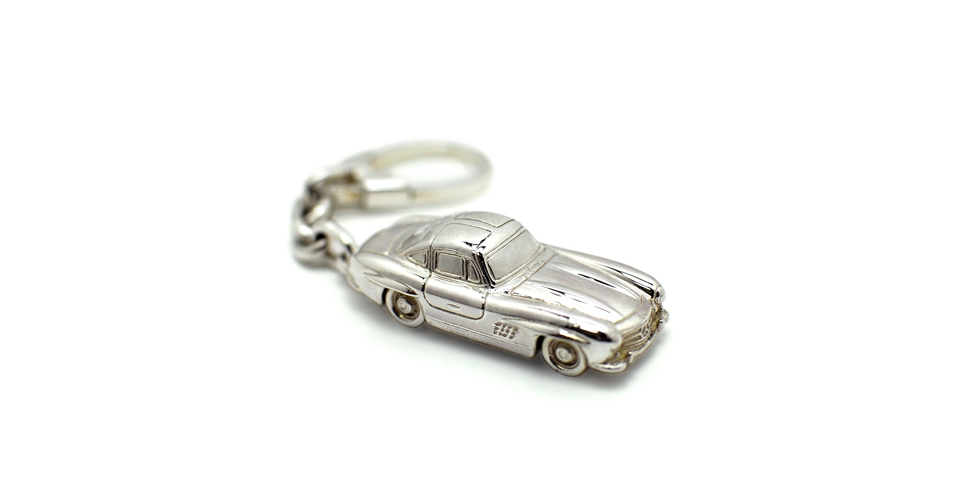 メルセデスベンツ　300SL （1954)キーホルダー SilverCar(シルバーカー)キーホルダー・メルセデスベンツ300SL