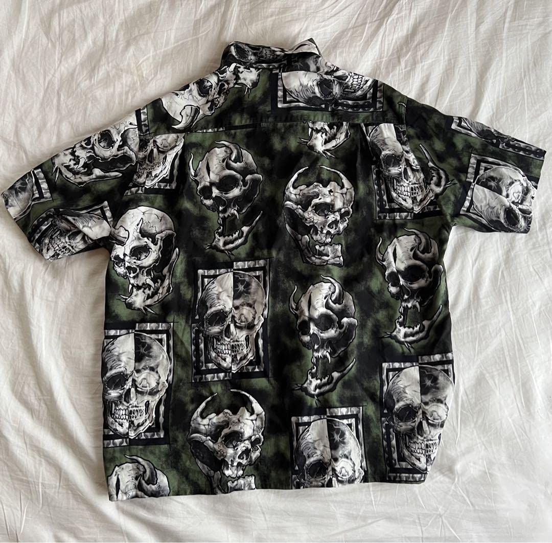 Amazon.co.jp: Wacko Maria 56 Tattoo Studio コラボ アロハシャツ