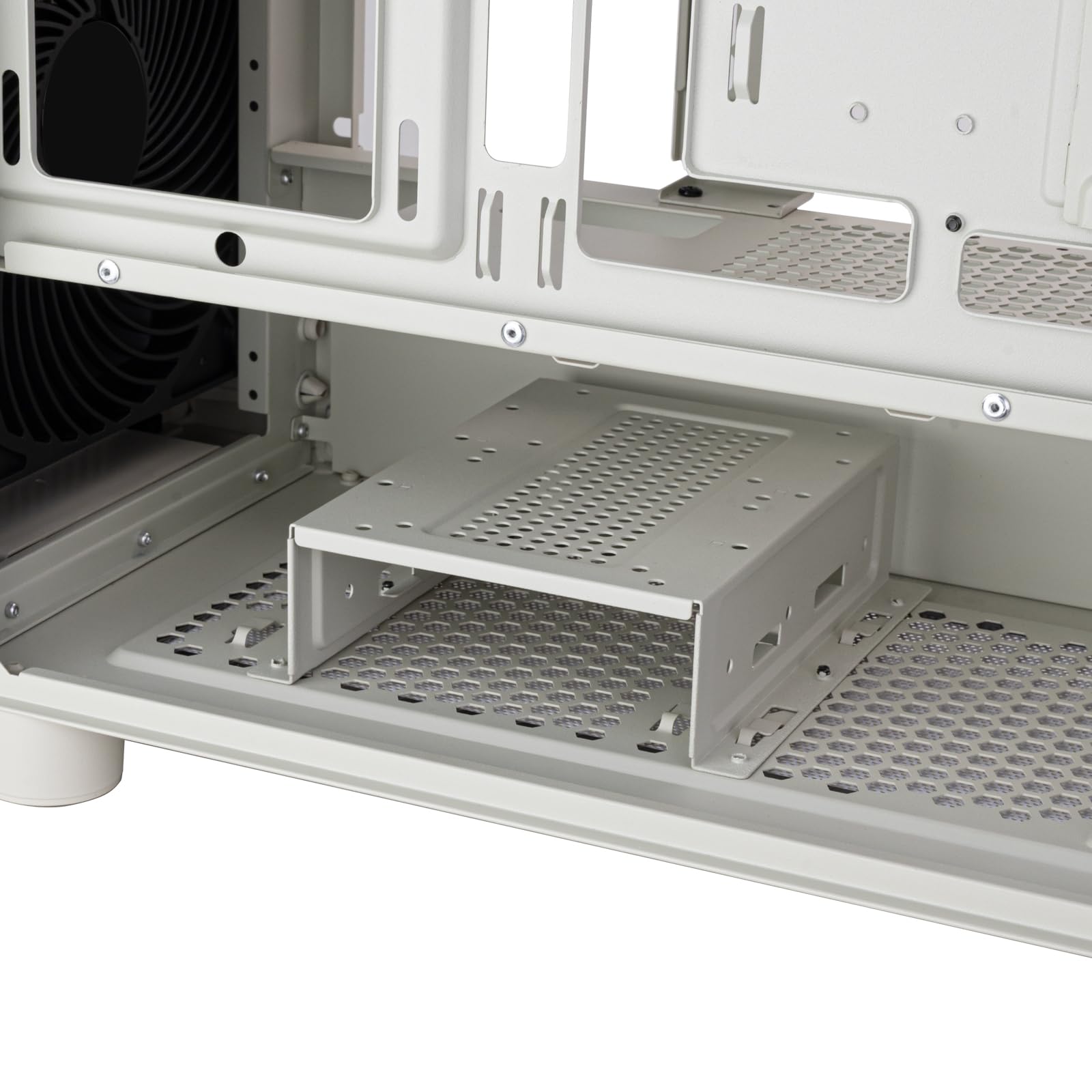 SilverStone FLP03 - Retro-inspiriertes M-ATX Gehäuse mit Unterstützung für vielseitige Speicherlösungen High-End-GPUs und effiziente Kühlung, SST-FLP03W