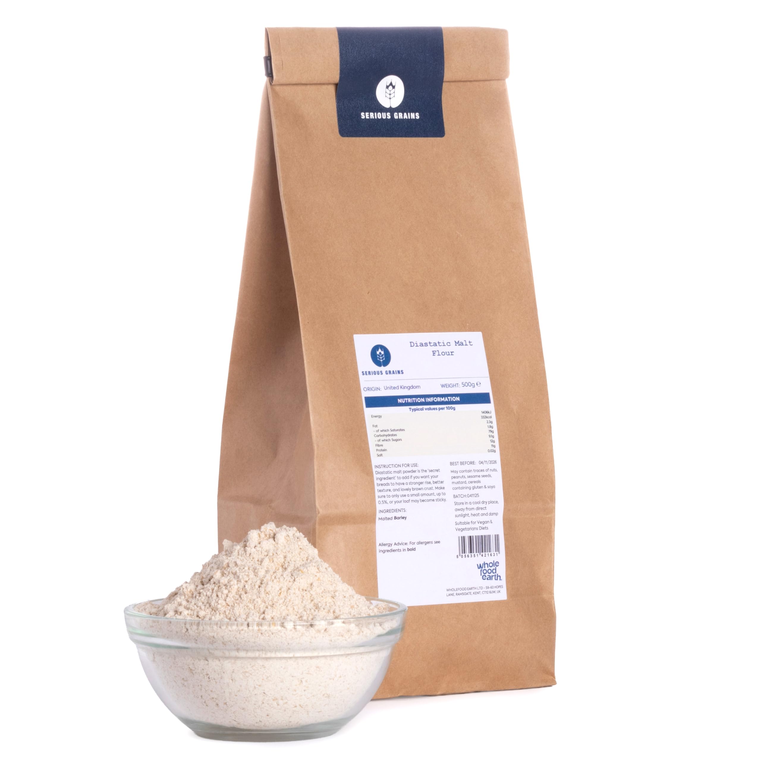 Diastatic Malt Flour - 0.5kg