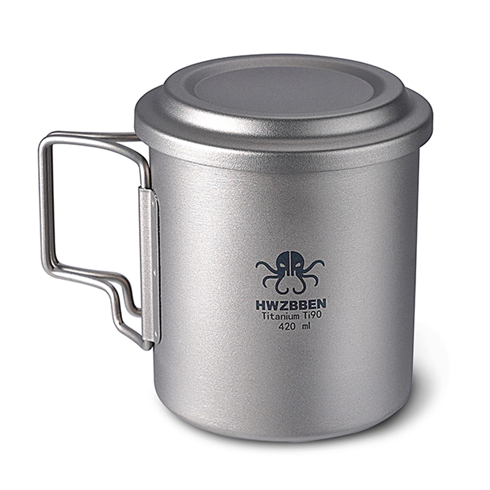 Tasse à thé en titane ultra légère anti brûlure pour rando et camping sauvage