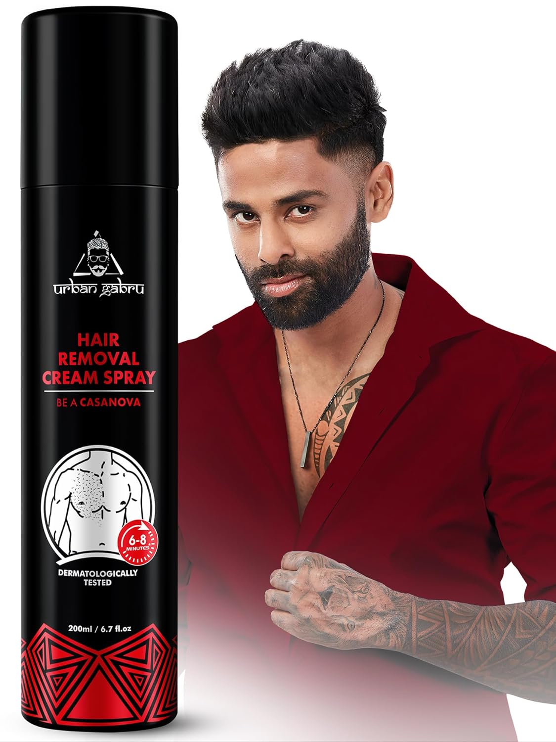 Buy Urbangabru Hair Removal Cream Spray for Men 200 ML Painless Body Hair Removal Cream