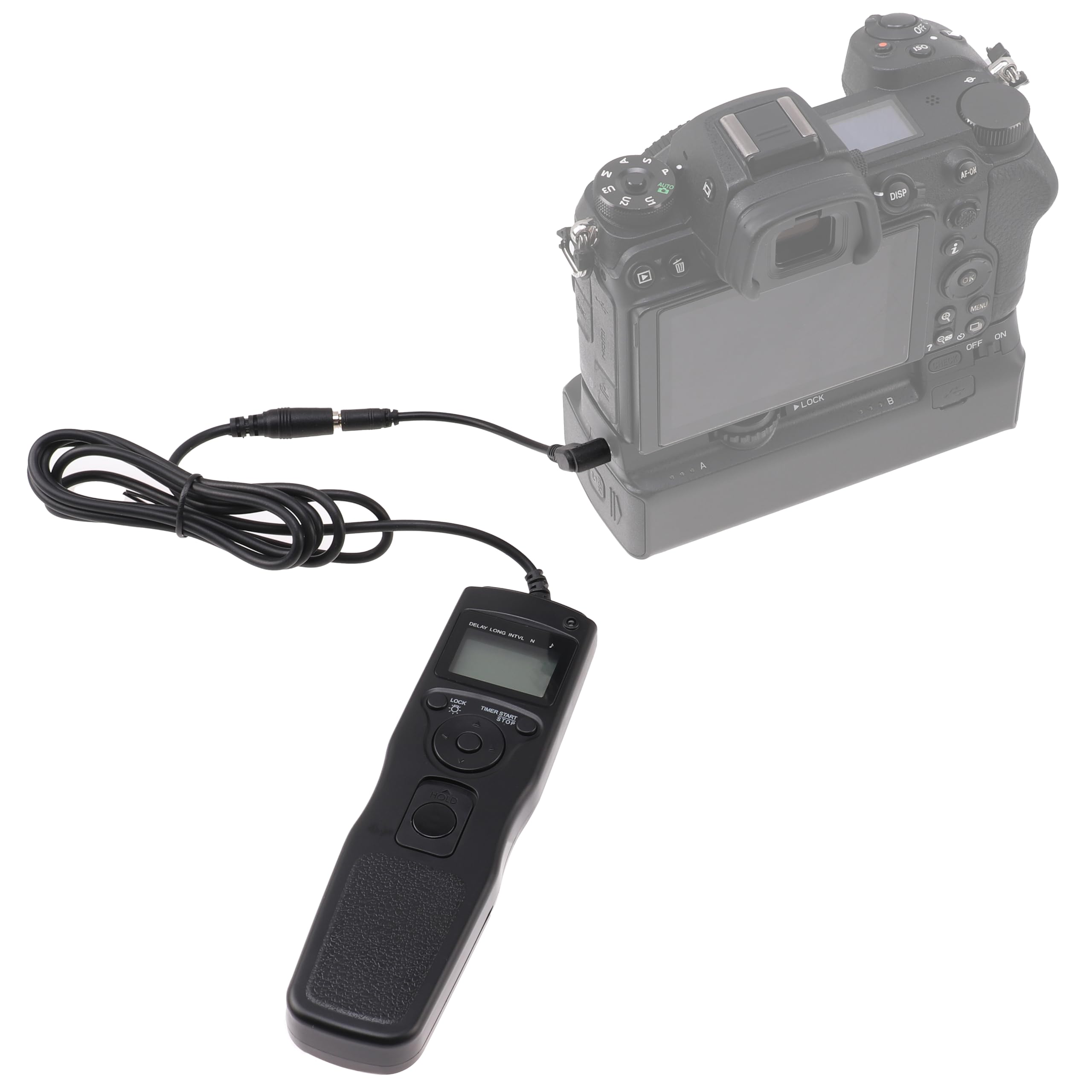 Hersmay LCD timer zdalny wyzwalacz aparatu interwalometr zdalne sterowanie do Canon EOS M6 M5 R8 RP R7 R10 R R6 R6 Mark II, 1300D 850D 800D 760D 750D 700D 650D 600D 550D 250D 200D 90D 80D 70D 7060D