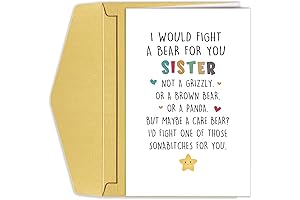 Funny Sister Birthday Card: A Humorous Greeting for Your Special Sibling