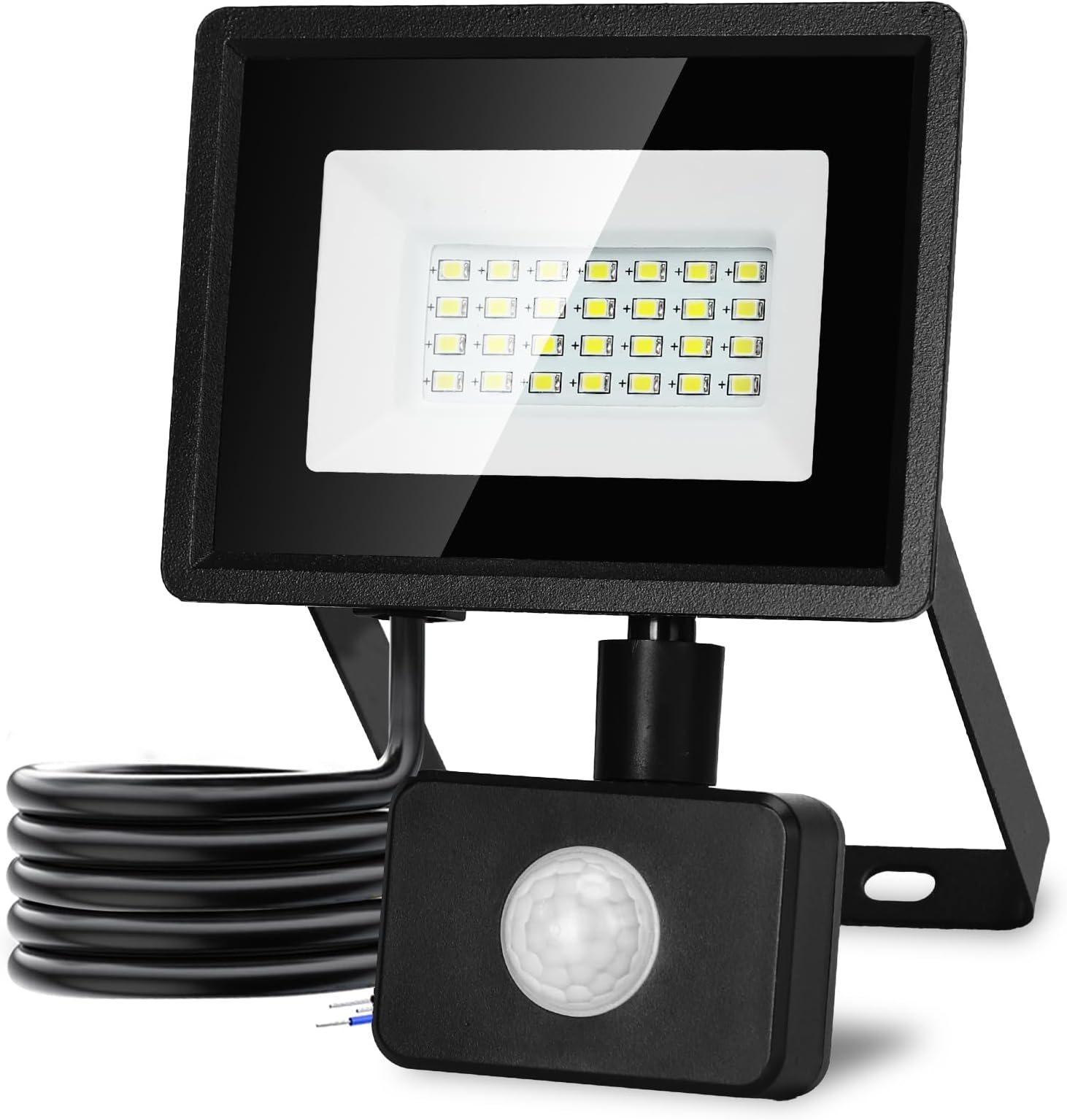 EIKEE 42W Luces de Seguridad LED con Sensor de oviiento, Luz de EIKEE 42W Luces de Seguridad LED con Sensor de oviiento, Luz de