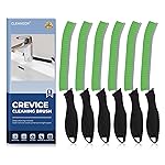 CLEANGOR Crevice Cleaning Brushes, Cleaner Scrub Brush Tool for Hard to Reach Tight Space, Home Essentials, Cleaning Supplies for Shower, Bathroom, Kitchen, Toilet, Window