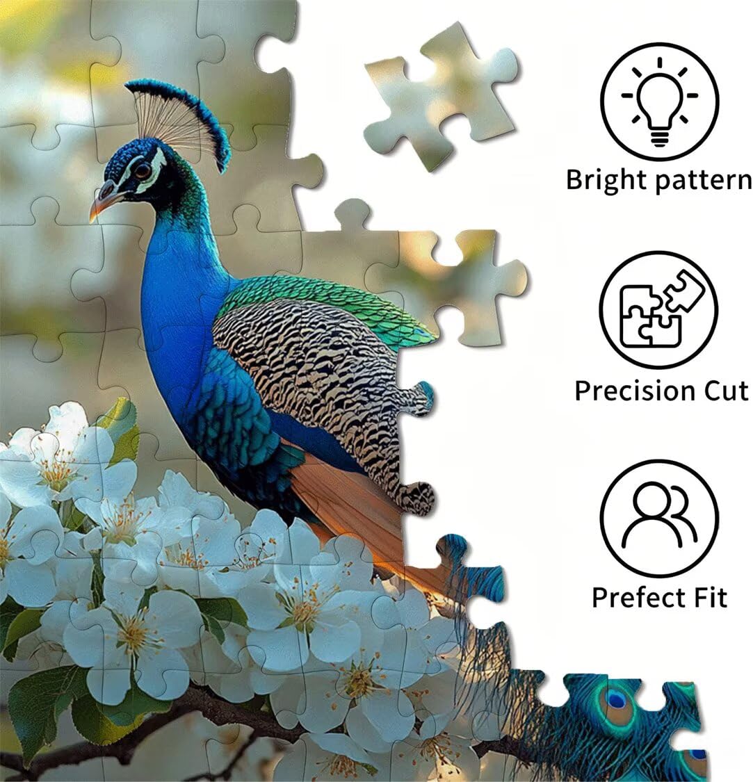 Puzzle dla dorosłych 2000, kwiat paw, 99 x 70 cm, n-272